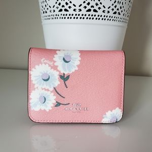Coach Daisy Card Case in Bubblegum Multi